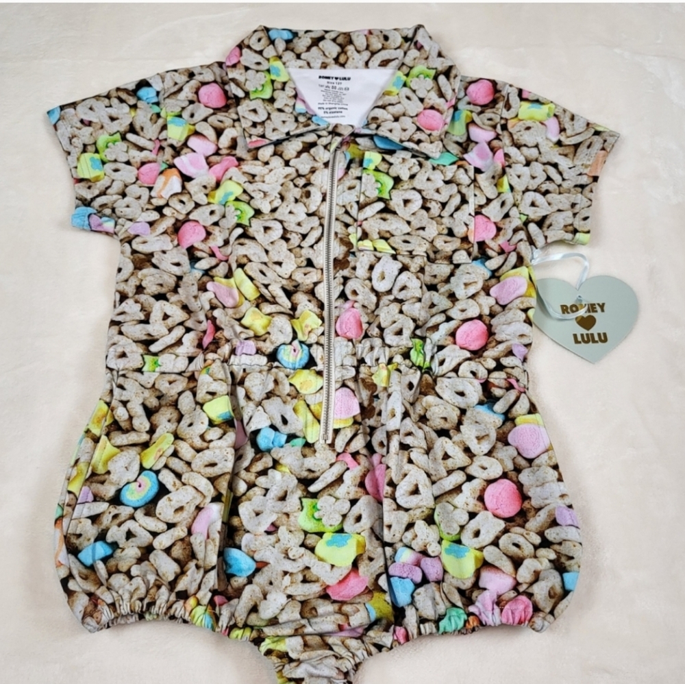 Romey loves Lulu Marshmallows Cereal Romper